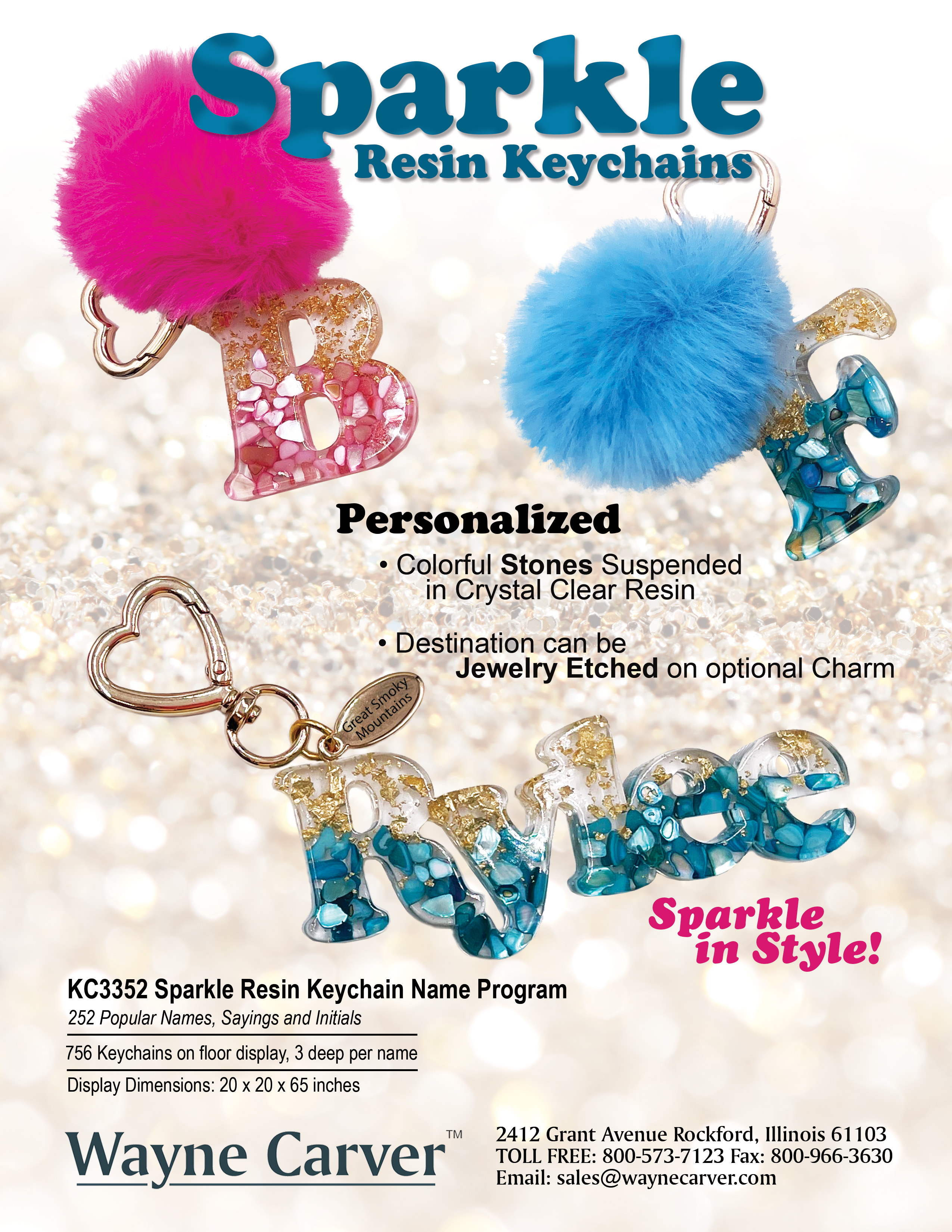 Sparkle Resin flyer